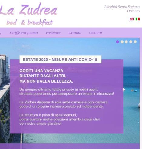 B&B La Zudrea Otranto Zewnętrze zdjęcie